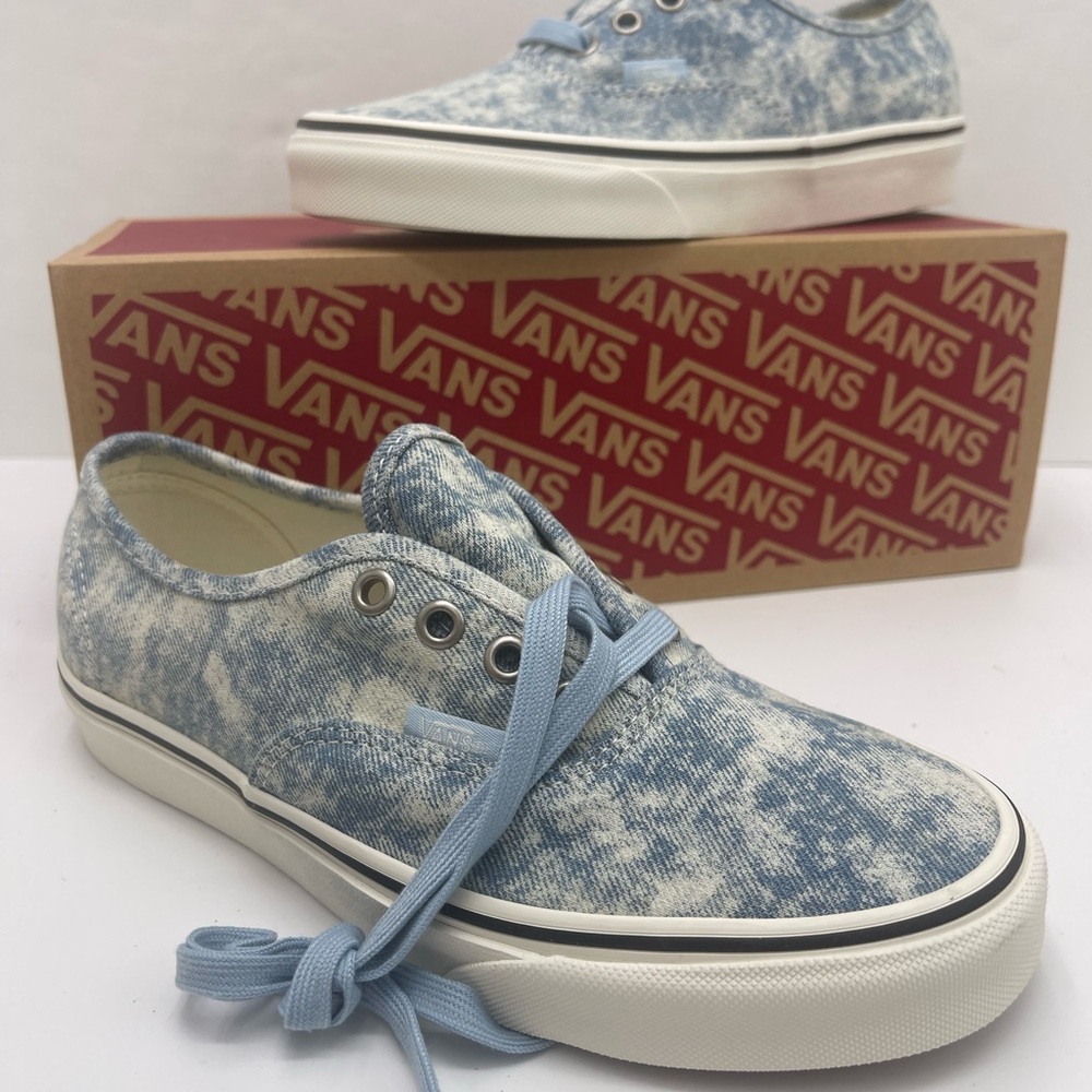 Vans Men’s Authentic (Denimistry) Winter Sky Marshmallow Sneakers
VN0A5HZS9FM - Picture 15 of 16